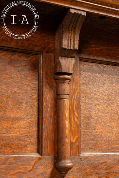 Early Oak General Store Counter