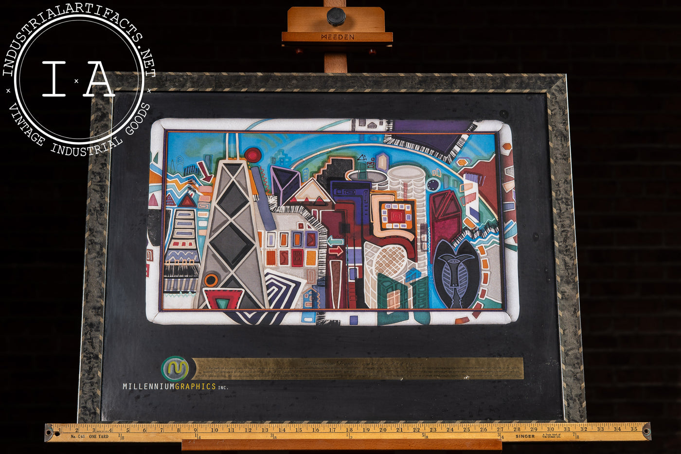 Chicago | Framed Post-Modern Print by Millenium Graphics