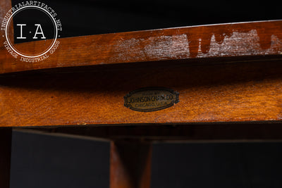 Early 20th Century Oak Children's School Chair