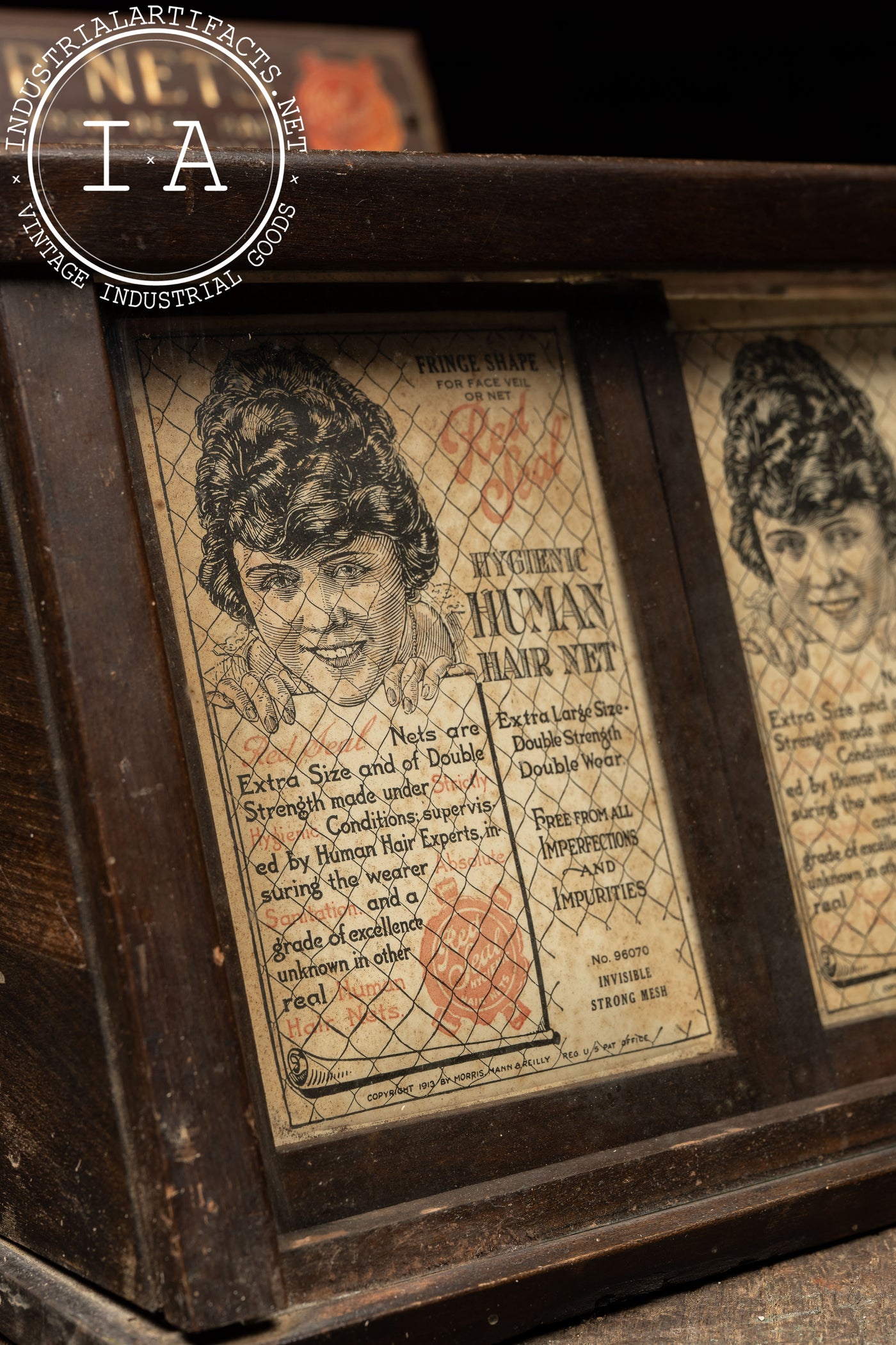 Red Seal Hair Nets POS Display Case
