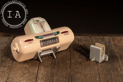 c. 1950 Salesman Sample Dahlberg Coin-Op Pillow Radio in Case
