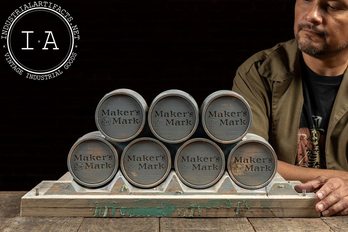 One of a Kind Makers Mark Bourbon Sign Master Mold