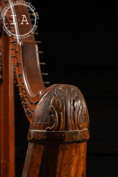 Late 18th Century Cousineau Single Action Pedal Harp