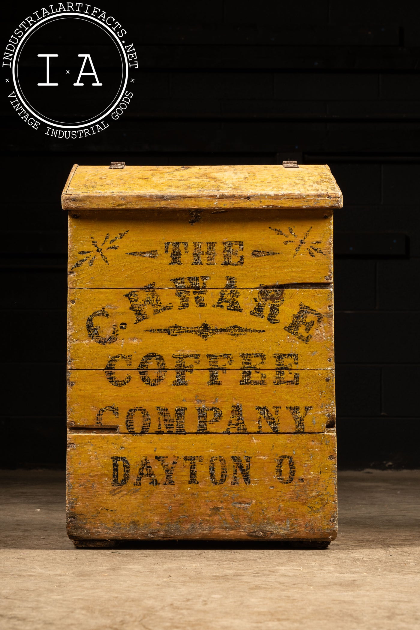 19th Century C. H. Ware Coffee Company Bin