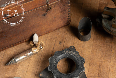 Late 19th Century Land Surveying Kit