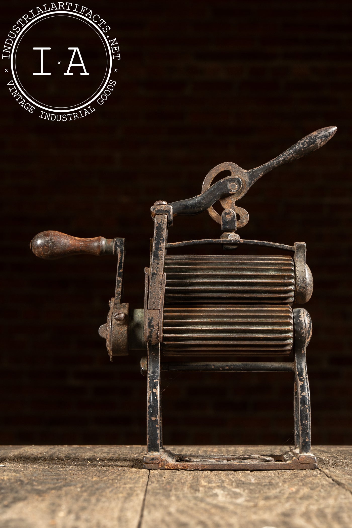 19th Century Cast Iron Fluting Iron by J. D. Osborne