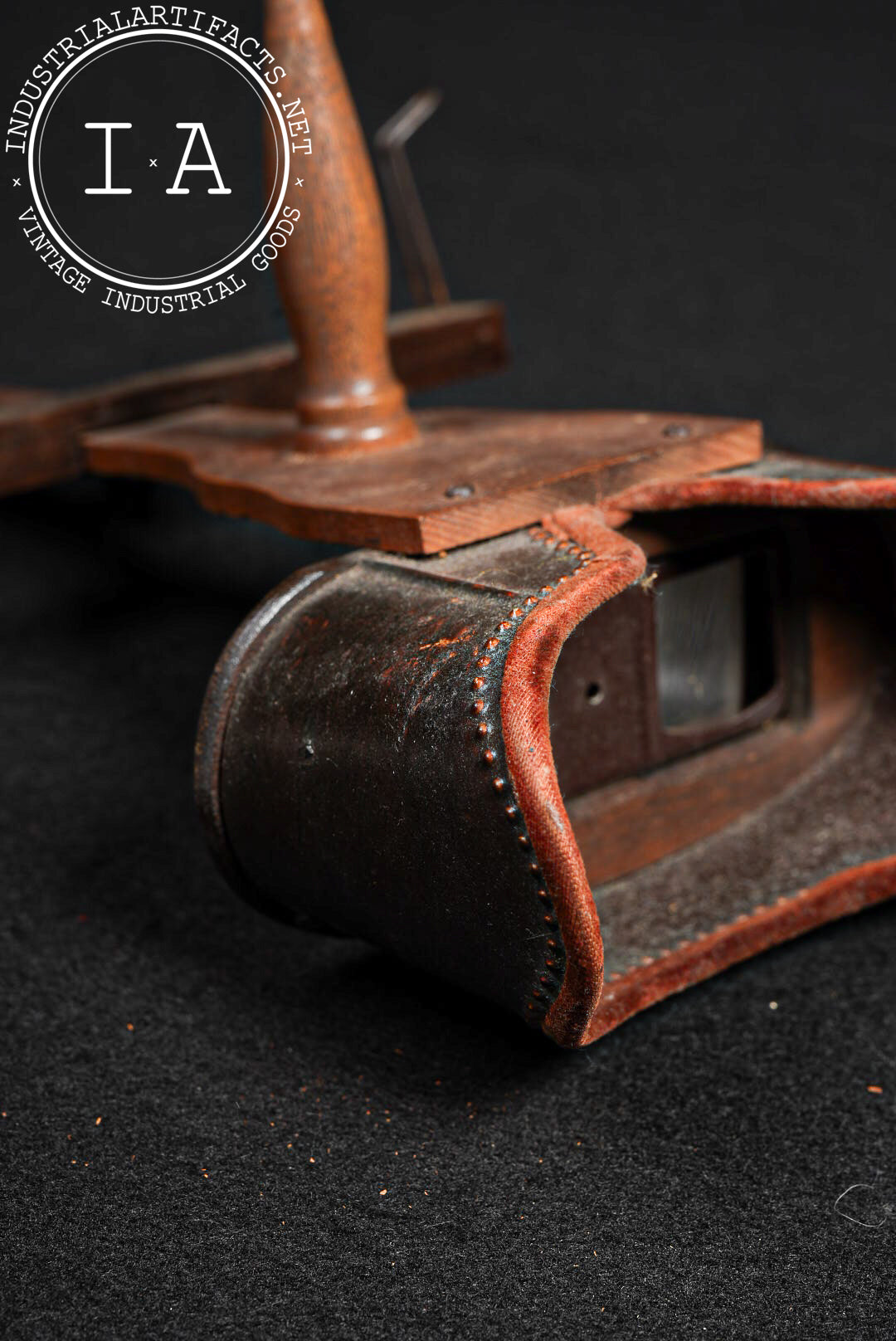 Antique Wooden Stereoscope with Hood