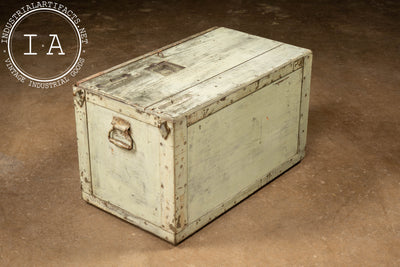 Antique Wooden Industrial Tool Chest