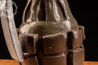Vintage Handmade Grenade Sculpture