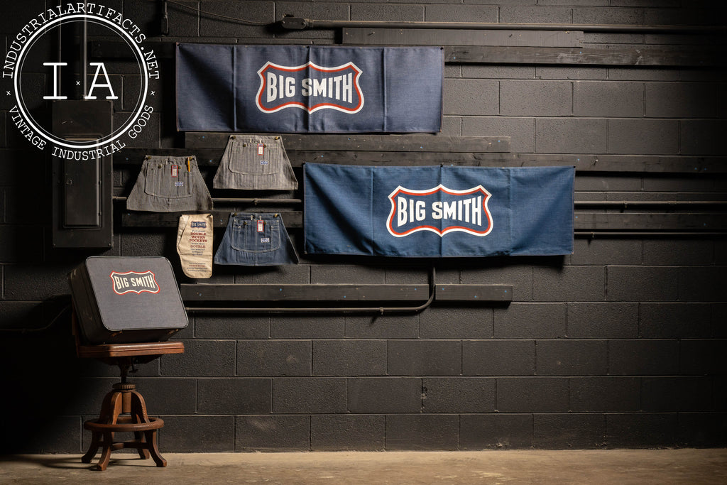 BIG SMITH 
サロペットジーンズ 50年代 黒タグ オーバーオール Big Smith Rigid Denim Bib Overalls Zipper Fly