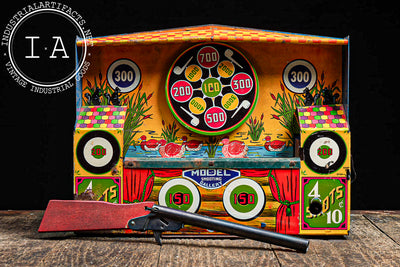 Vintage Wyandotte Model Shooting Gallery Tin Target Game