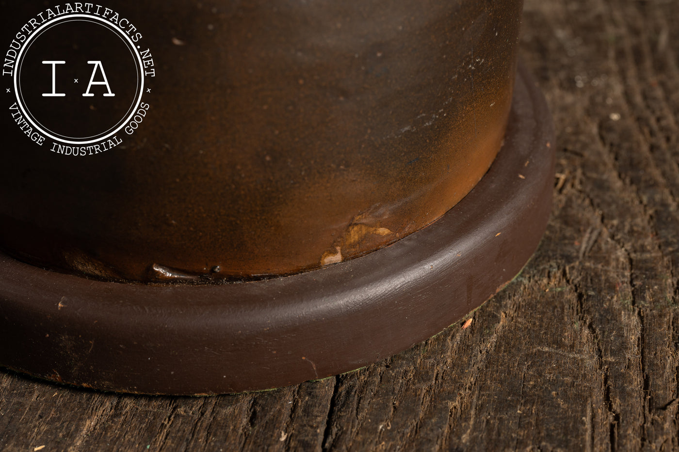 Rustic Converted Stoneware Crock Jug Lamp