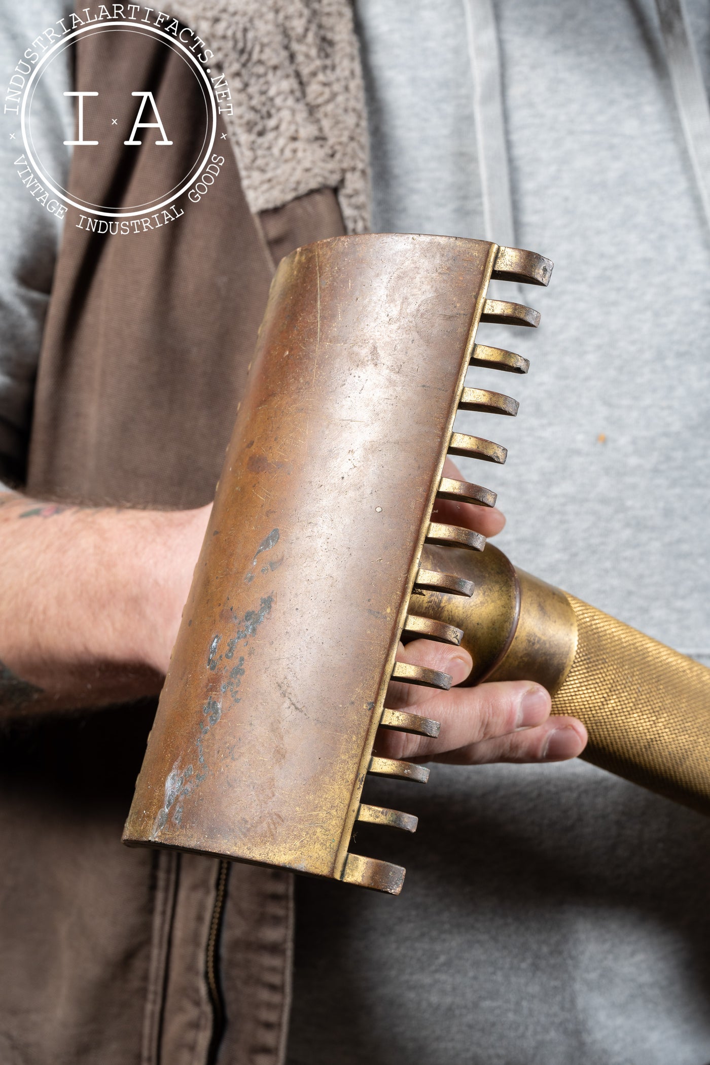 Oversized Solid Brass Safety Razor