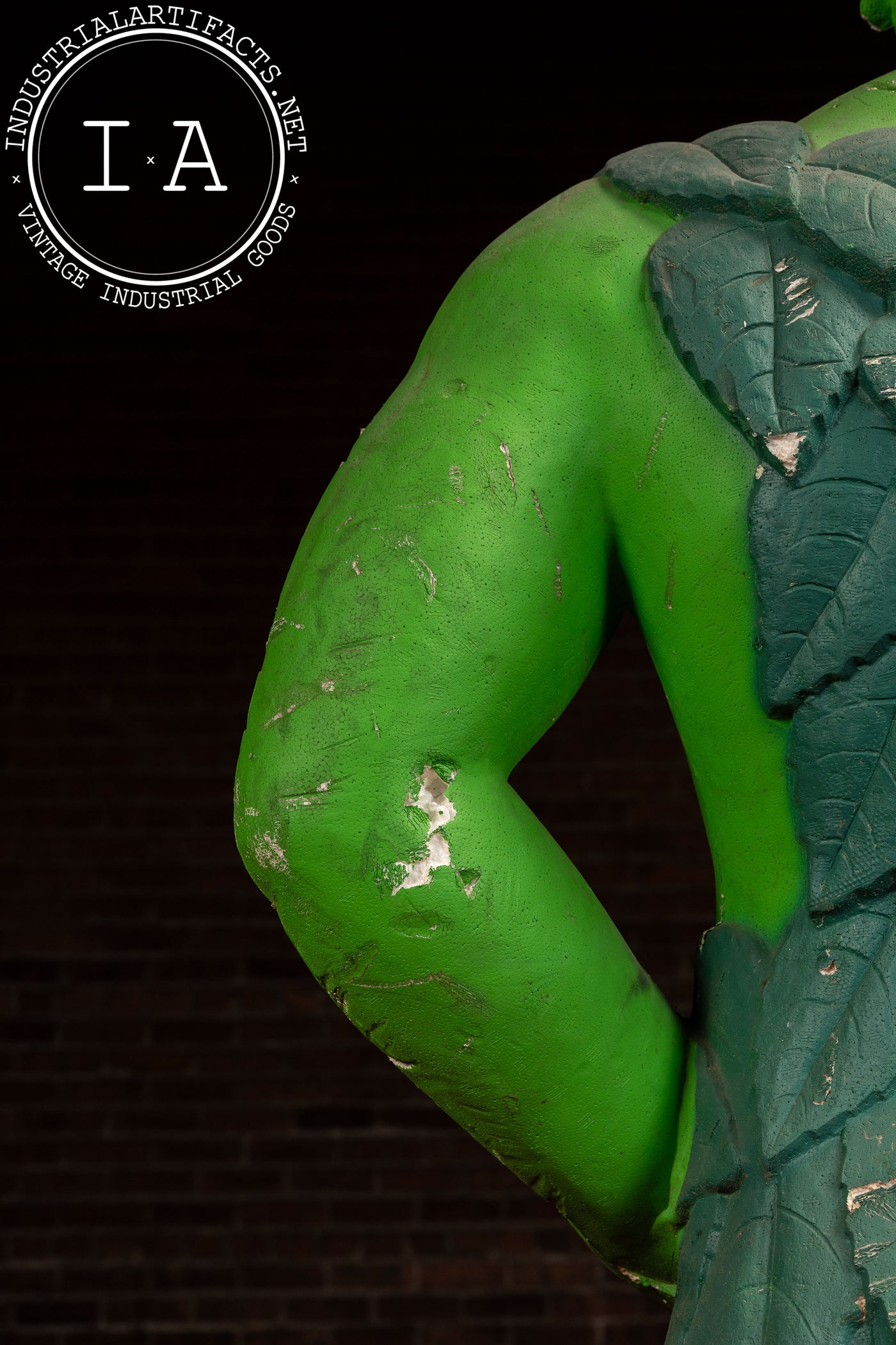Vintage Jolly Green Giant Foam Advertising Statue
