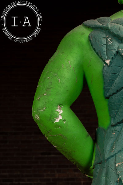 Vintage Jolly Green Giant Foam Advertising Statue
