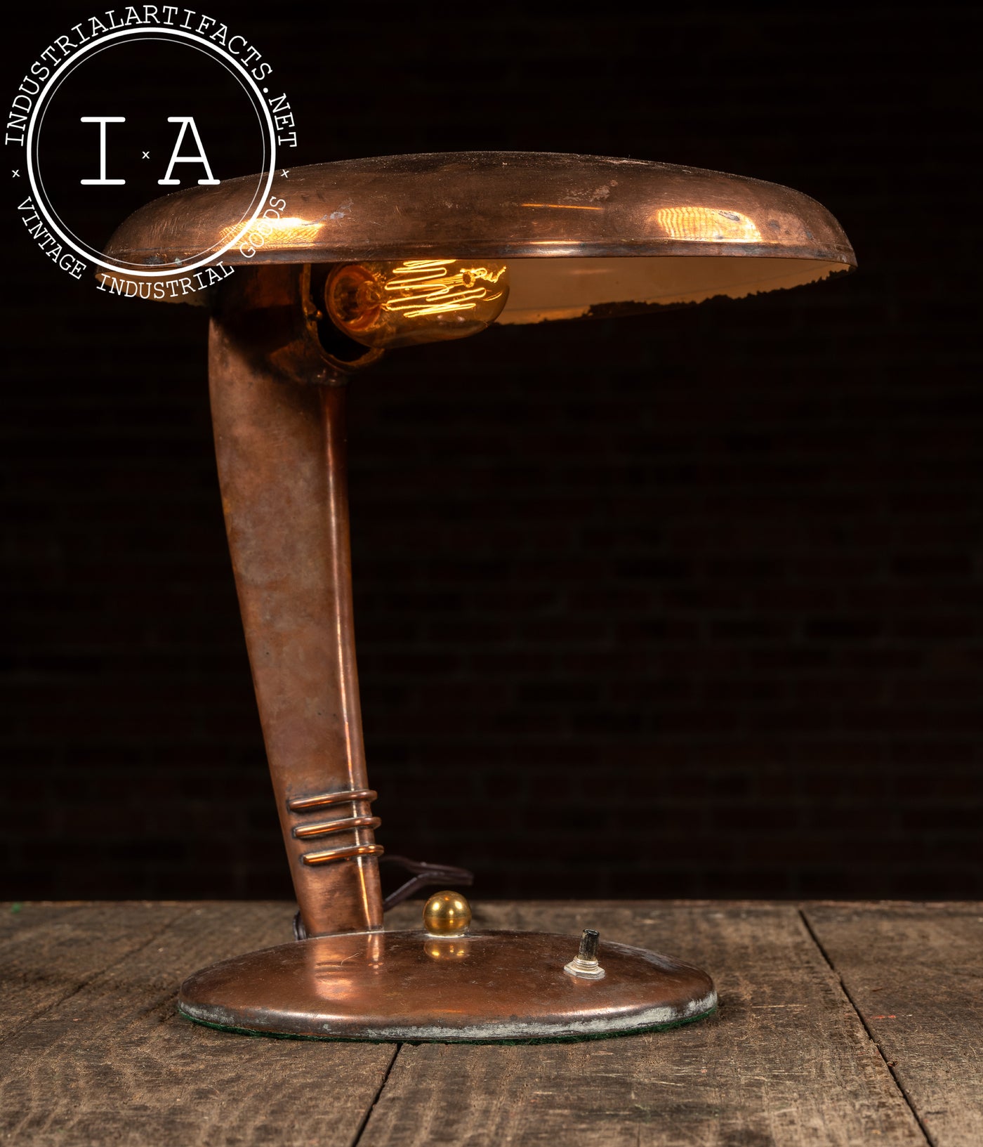 Vintage "Eye-Saver" Cobra Desk Lamp by Faries