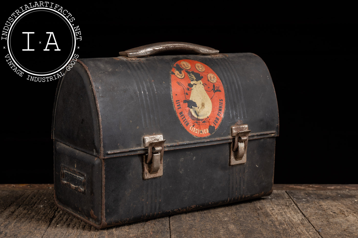 Antique Original Thermos "Hotakold" Lunch Box