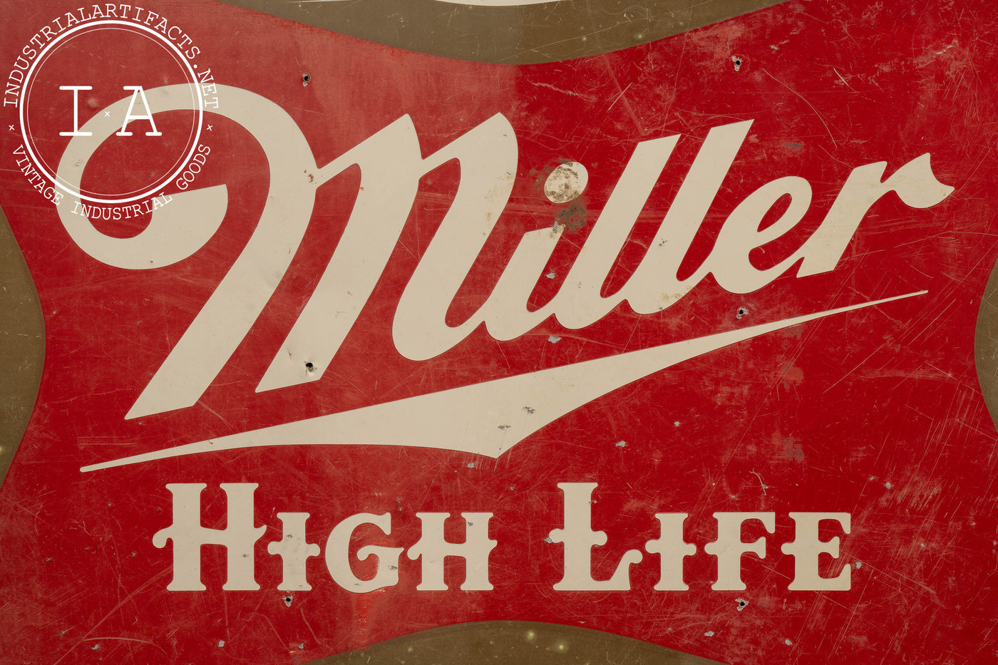 Large SST Miller High Life Advertising Sign – Industrial Artifacts