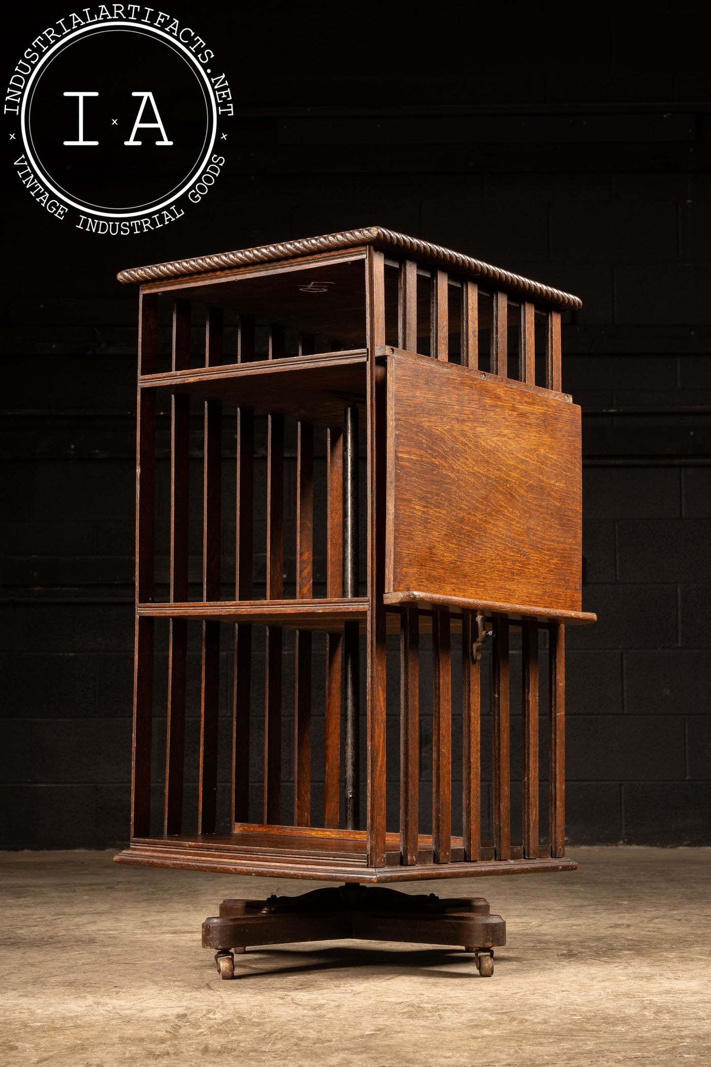 Early 20th Century Revolving Bookcase