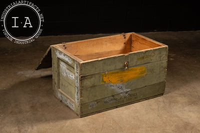 Vintage US Navy Shipping Crate