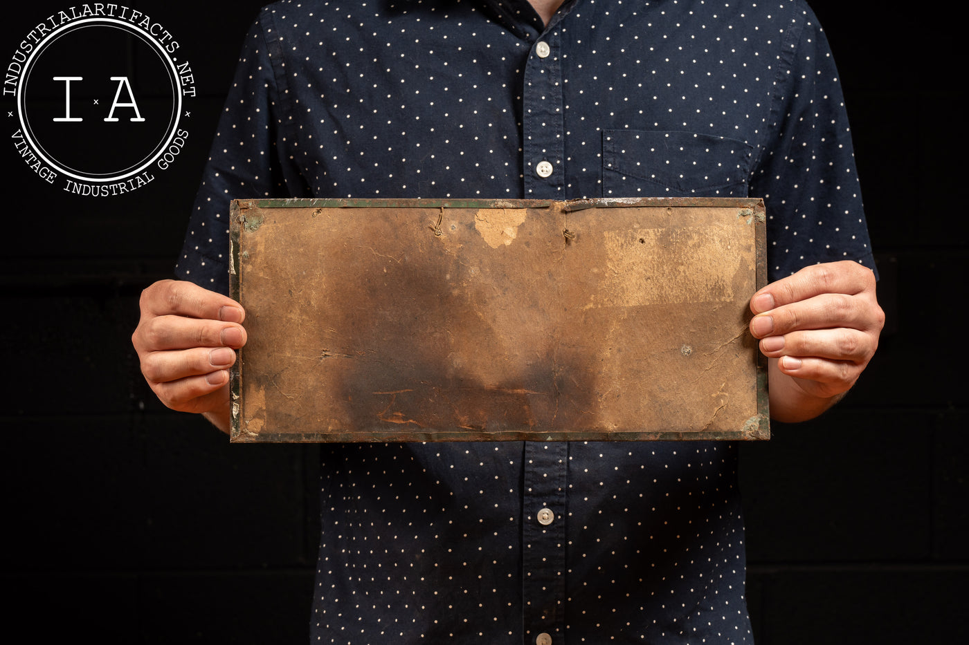 Antique Hammer Photographic Plates TOC Sign