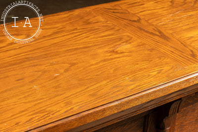 Early Oak General Store Counter