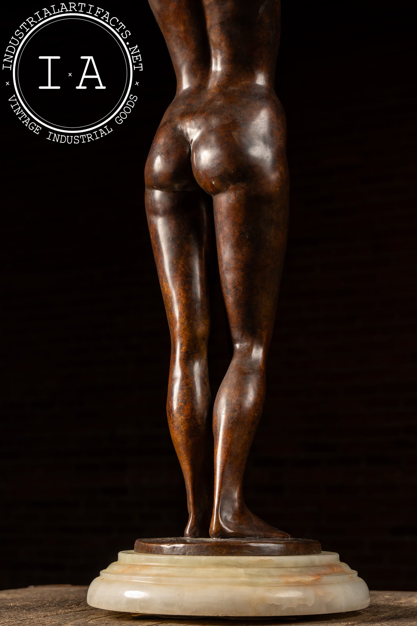 Bronze Statue Of Nude Woman On Base, 1990, Signed and Numbered 4/25