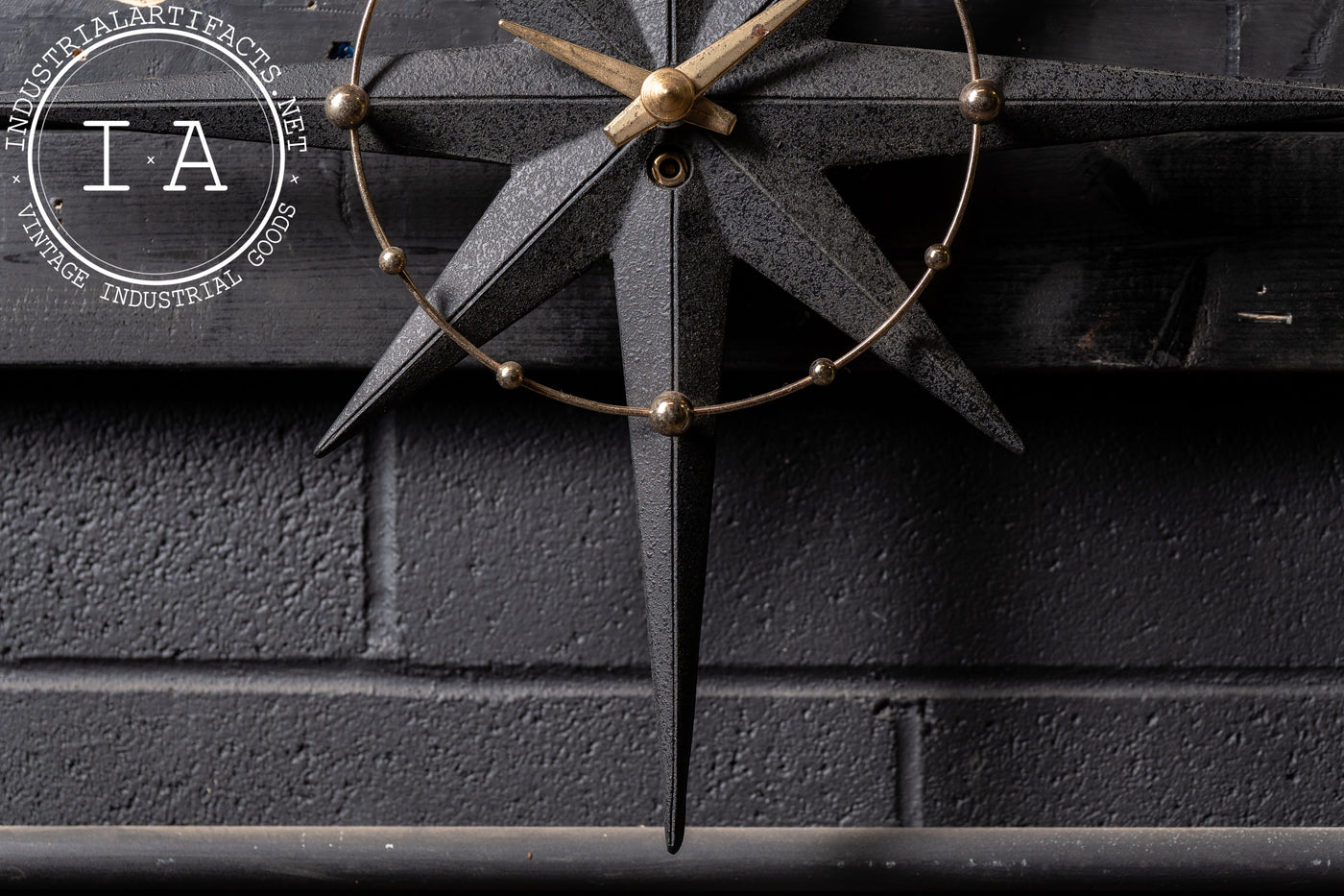 MCM Starlite #103 Starburst Wall Clock by Haddon