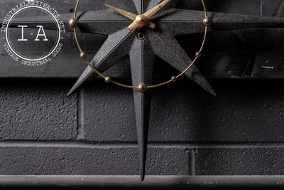MCM Starlite #103 Starburst Wall Clock by Haddon