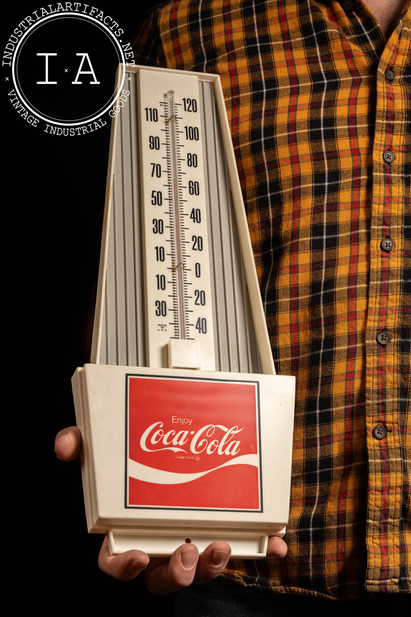 Vintage Coca-Cola and Sprite Promotional Thermometers
