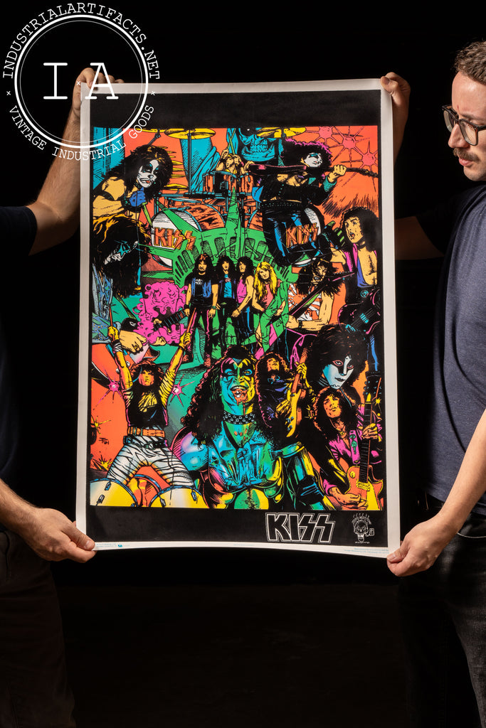 Vintage Black Velvet Kiss/Image Comics Blacklight Poster