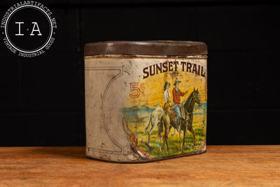 Vintage Sunset Trail Cigar Tin