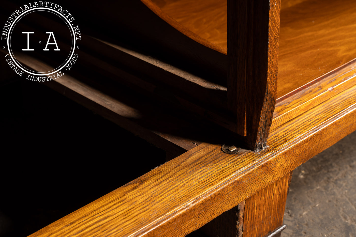 c. 1920 Arts and Crafts Barrister Kitchen Island