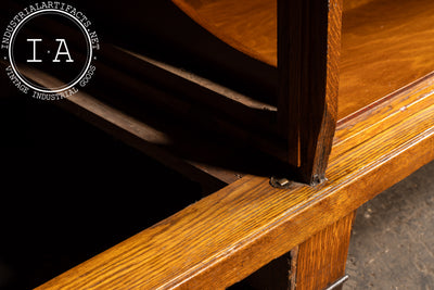 c. 1920 Arts and Crafts Barrister Kitchen Island
