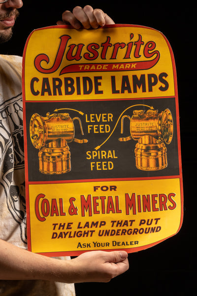 Early 20th Century Justrite Lithographic Print Ad