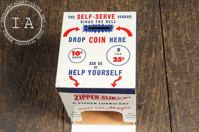 Zipper-Slik Lubricant Retail Point-of-Sale Counter Display
