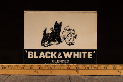 Vintage Black & White Scotch Advertising Animatronic - Scottish Terriers