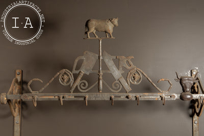 Late 19th Century Butcher Shop Meat Rack