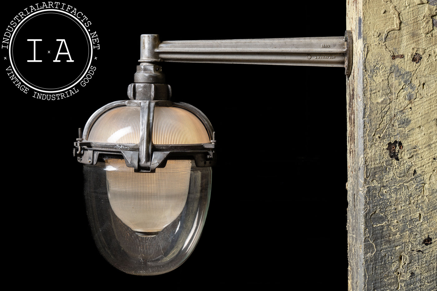 Vintage Holophane Industrial Exterior Light