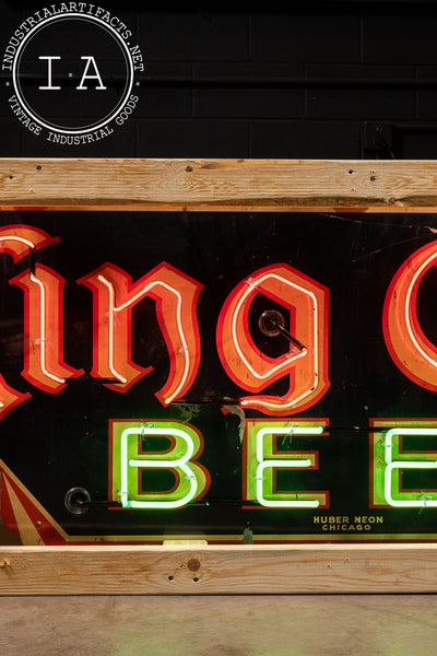 c. 1930s King Cole Beer Neon Sign