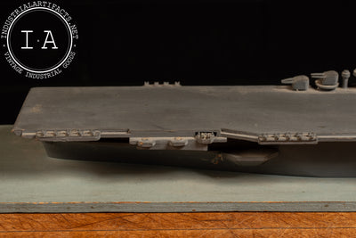 Vintage Essex-Class Aircraft Carrier Identification Model by South Salem Studios