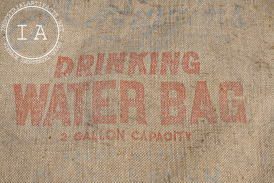 Vintage J. C. Higgins Canvas Drinking Water Bag