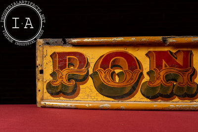 Early 20th Century "Ponies" Circus Panel