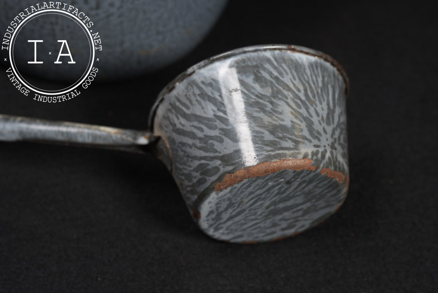 Antique 4-Piece Set of Graniteware Dishes