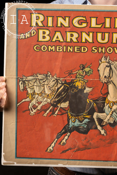 Vintage Ringling Bros./Barnum & Bailey Circus Reproduction Poster