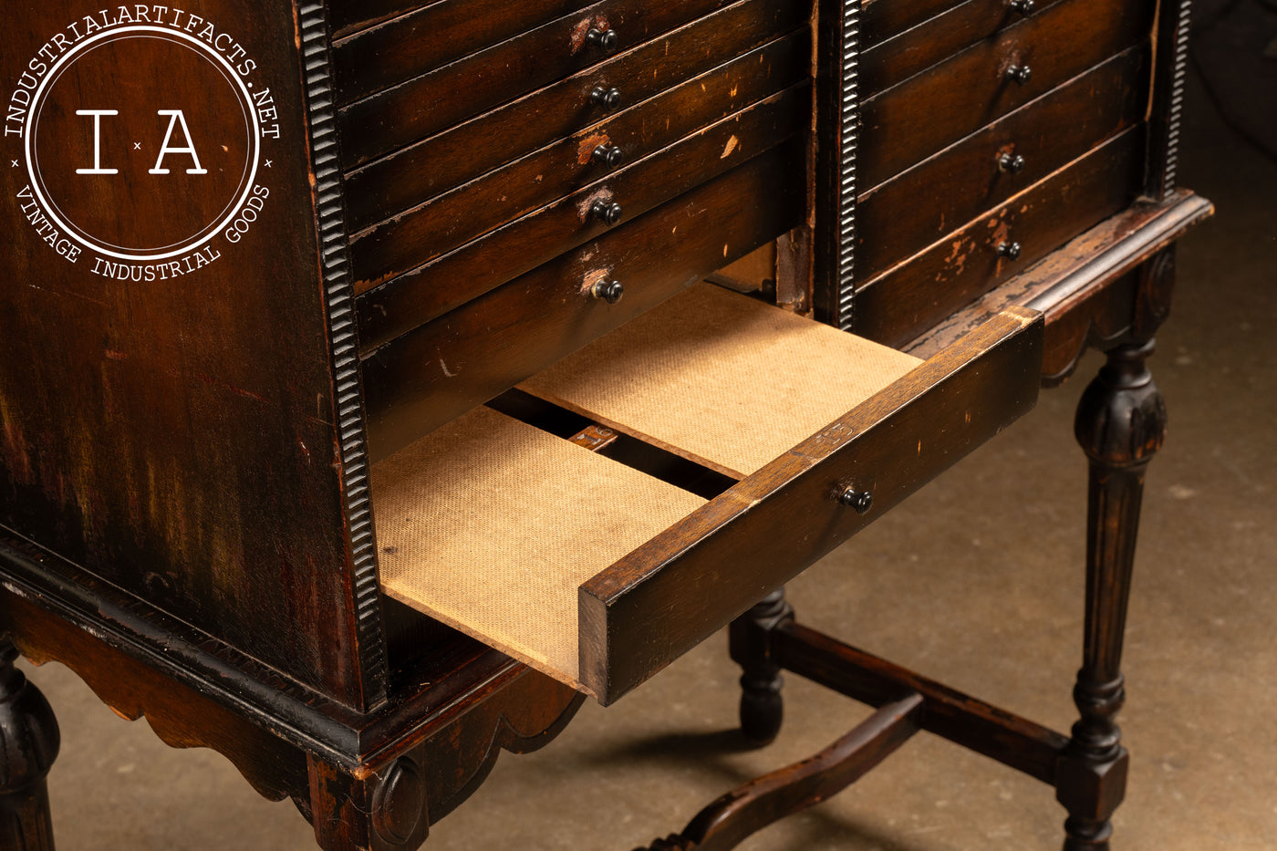 Early 20th Century Mahogany Sheet Music Cabinet