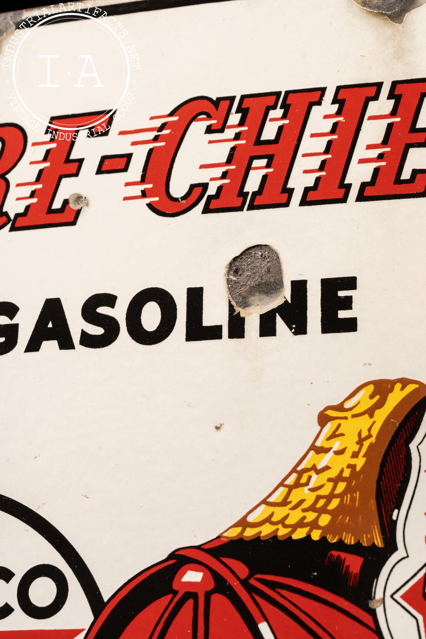 Vintage SSP Texaco Fire Chief Service Station Sign