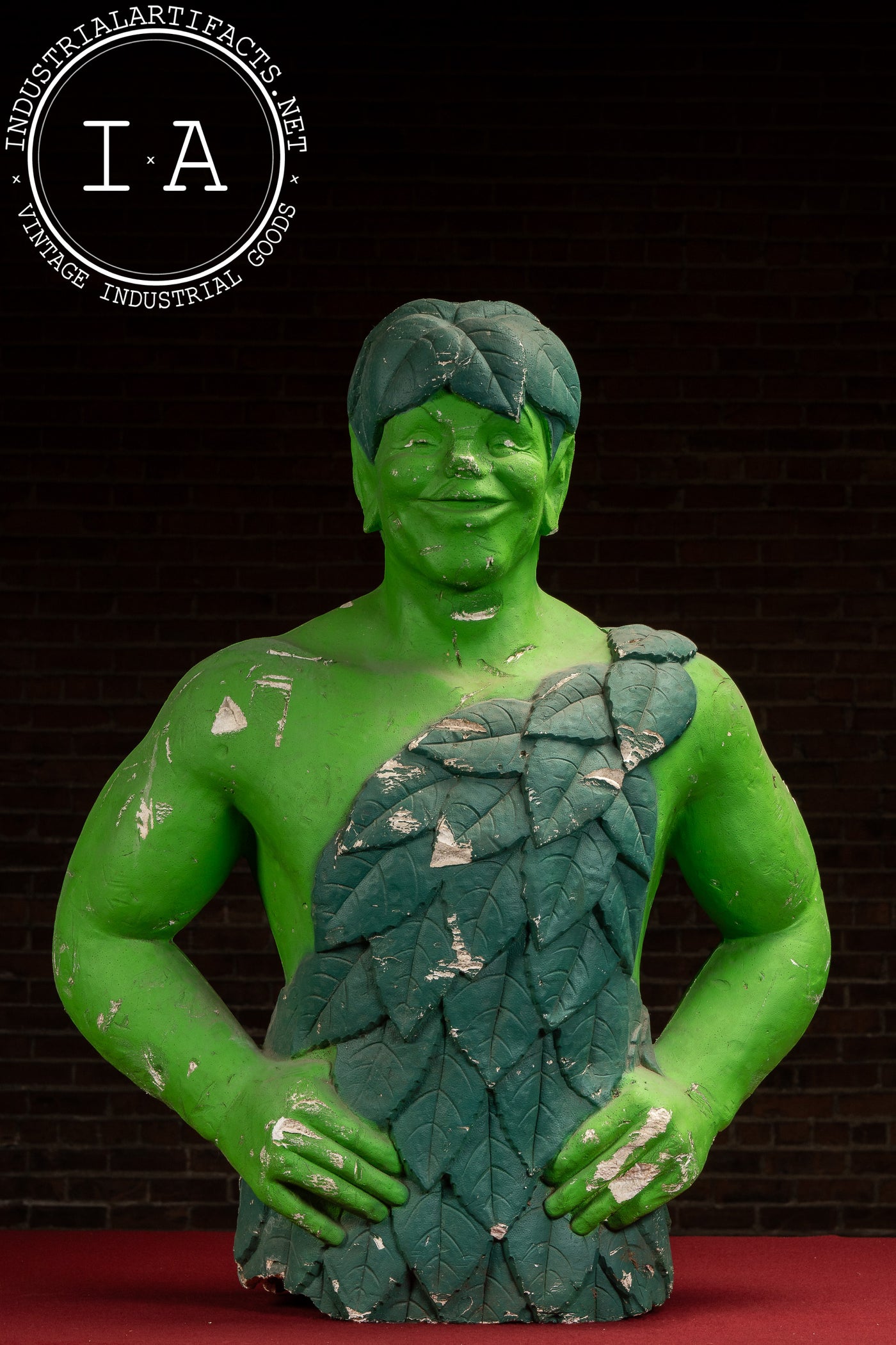 Vintage Jolly Green Giant Foam Advertising Statue