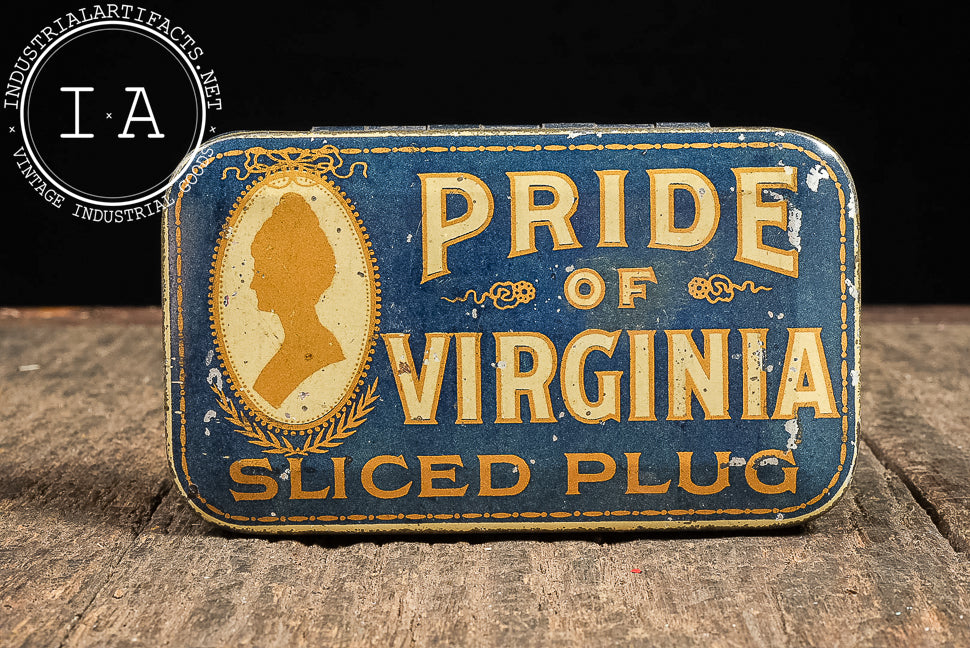 Pride of Virginia Sliced Plug Tobacco Tin