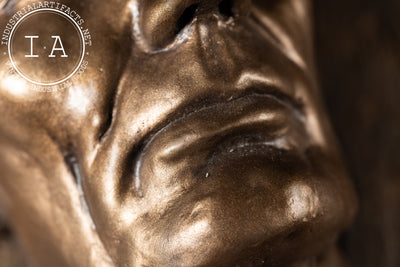 Vintage Plaster Abraham Lincoln Life Mask by Erick Erickson